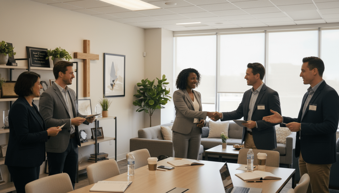 Christian businesses community connecting through faith and commerce
