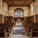 Church renovation project showing sanctuary improvements