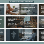 Detailed view of Christian business categories